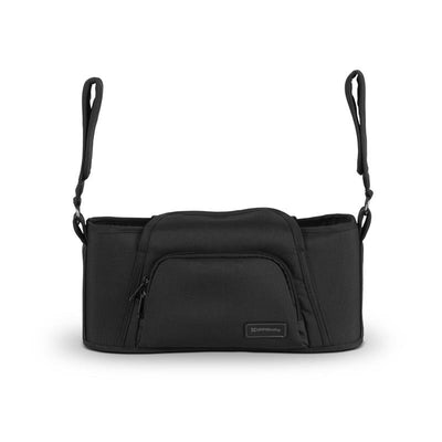 UPPAbaby Carry-All Parent Organizer in charcoal, featuring multiple compartments and adjustable strap for easy stroller attachment.