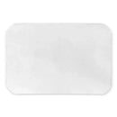 Organic cotton mattress cover for Uppababy Remi, featuring a soft, smooth surface and rounded corners.