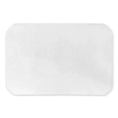 Organic cotton mattress cover for Uppababy Remi, featuring a soft, smooth surface and rounded corners.