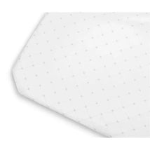 Waterproof mattress cover from Uppababy, featuring a white fabric with a textured pattern.