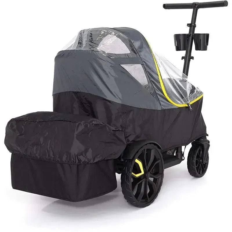 All weather cover for Veer All-Terrain Cruiser and Cruiser City 2 seater, featuring a protective canopy and storage compartment.