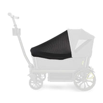 Black mesh bug shield for Veer All-Terrain Cruiser and Cruiser City 2 Seater models, designed to protect occupants from insects.