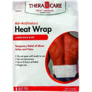 Air-activated heat wrap for lower back and hip, offering temporary relief for minor aches and pains.