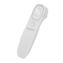 Non-contact infrared thermometer from Veridian Healthcare displaying a temperature reading of 98.6°F.