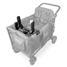 W4 Series Car Seat Adapter by Wonderfold, designed to attach securely to a stroller for car seat compatibility.