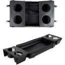 Wonderfold Flex Snack Tray for W1/W2, featuring two cup holders and a flat surface, designed for snacks and drinks.