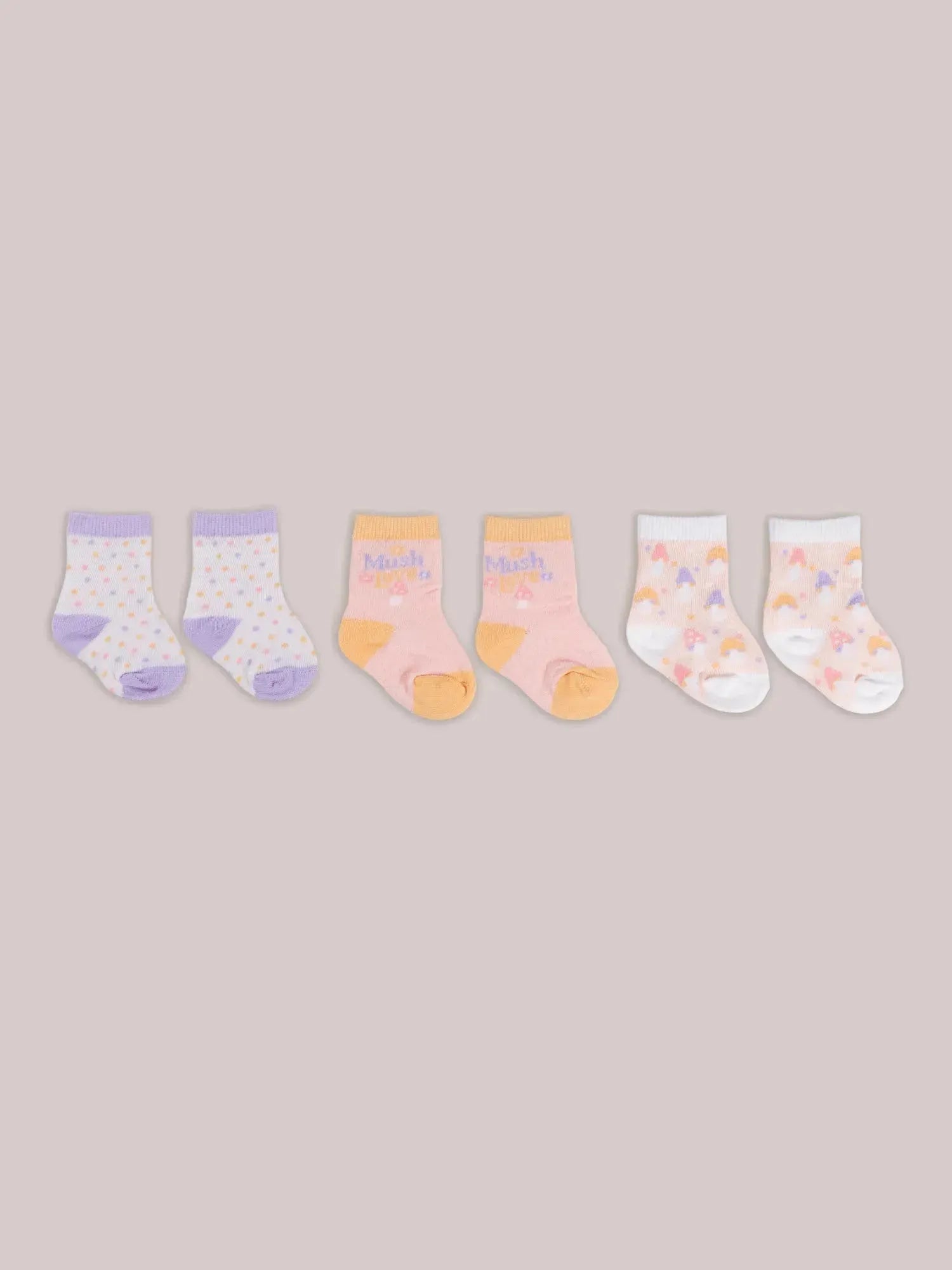 Baby Socks Trio, Mushy Love Image 2