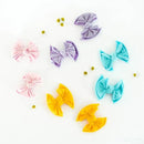 2PK BABY FAB CLIPS: aqua