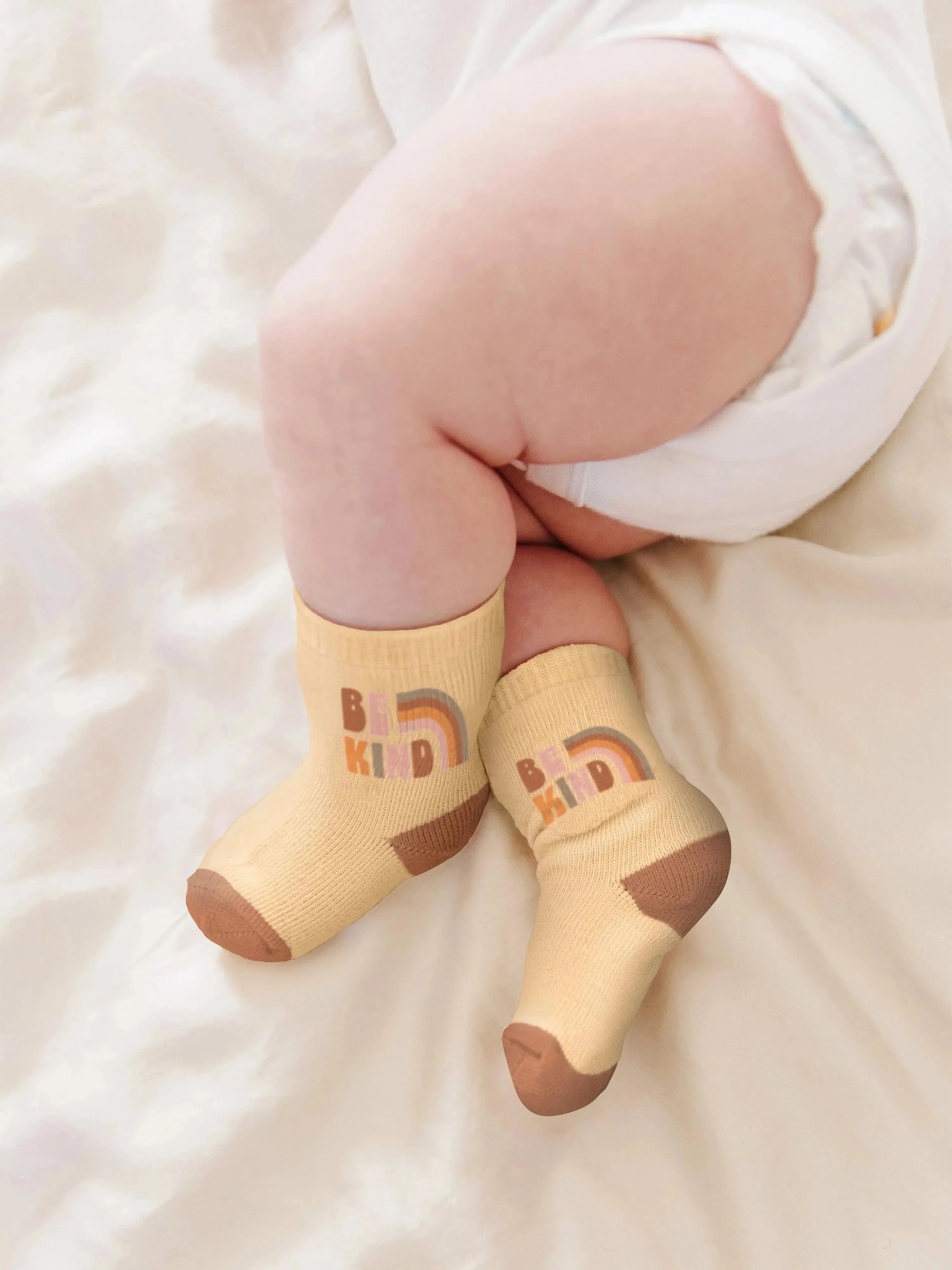 Baby Socks Trio, Be Kind Rainbows Image 3