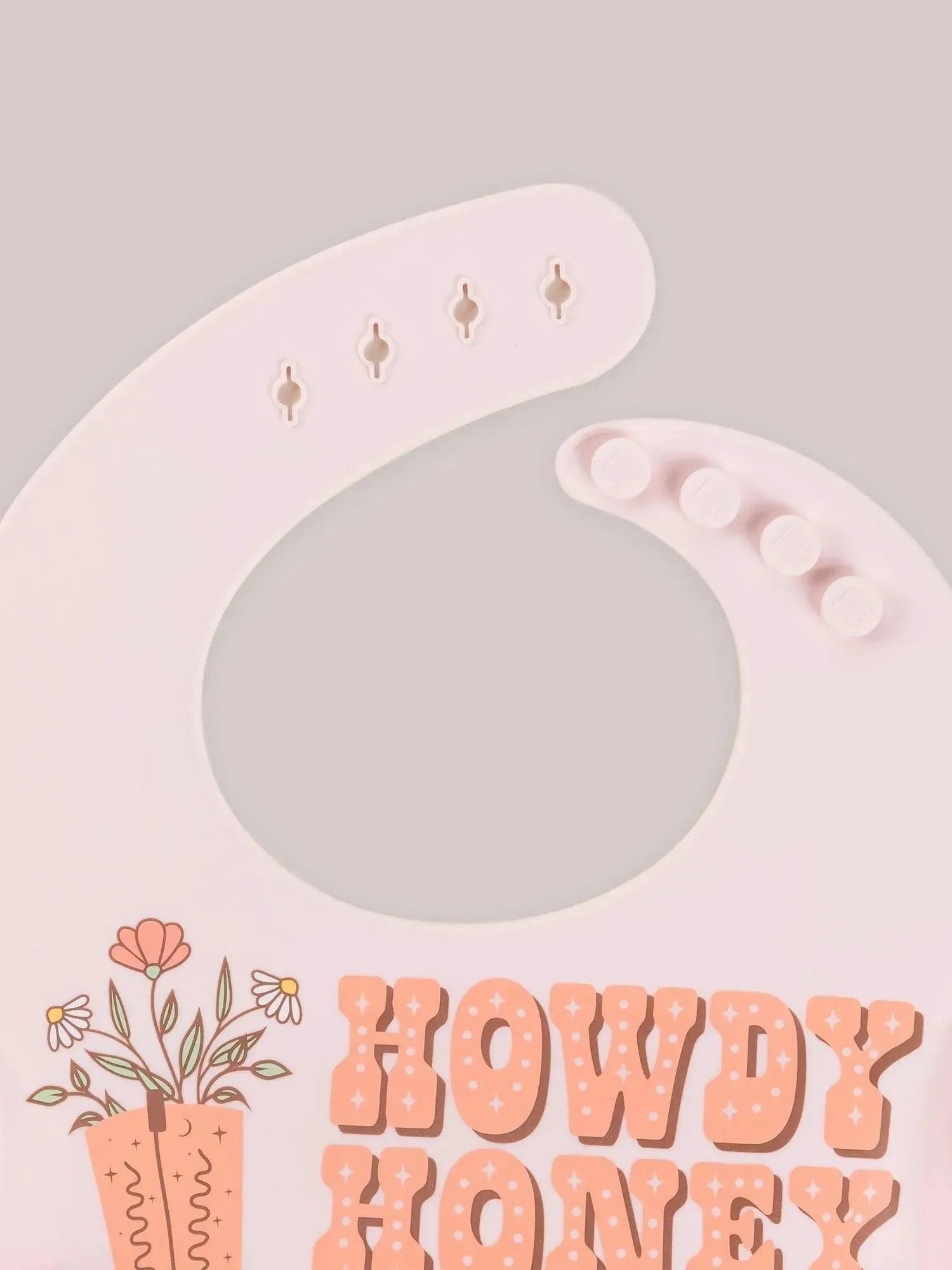Silicone Bib, Bloomin' Boot Image 3