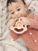 Silicone Teether Ring, Be Kind Rainbows Image 4
