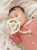 Silicone Teether Ring, Howdy Partner Blue by Caroline Alfreds Image 4